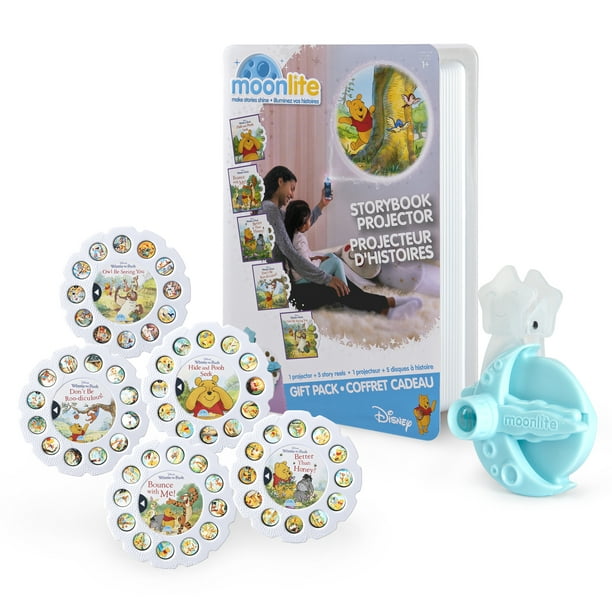 Moonlite, Winnie the Pooh Pack with Storybook Projector for Smartphones and 5 Reels (Styles May Vary) - Walmart.com