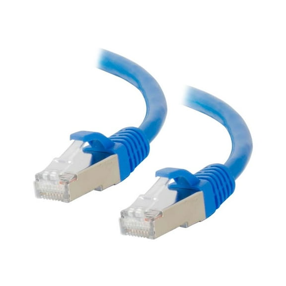 C2G 35ft Cat6 Ethernet Cable - Snagless Shielded (STP) - Blue - Patch cable - RJ-45 (M) to RJ-45 (M) - 10.7 m - STP - CAT 6 - molded, snagless, stranded - blue