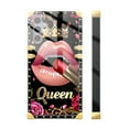 thumbnail image 3 of FKBRCL4U Compatible with Samsung Galaxy S24 S25 Case, Glitter Red Rose Queen Leopard Lipstick Luxury Golden Decoration for Girl Women Soft TPU Shockproof Protective Hard PC Back, 3 of 7