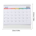 thumbnail image 2 of Jiyike Decorative Desktop Calendar Delicate Standing Calendar Household Desktop Calendar, 2 of 10