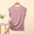 thumbnail image 4 of Antinious Women Round Neck Sleeveless Ruffle Style Versatile Comfortable Tank Tops, 4 of 5