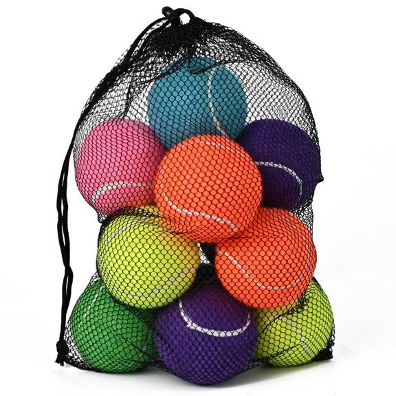 Pelotas de Tenis INSUM Paquete de 12 Extra Duty 6 cm con Bolsa