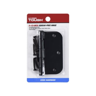 Hyper Tough 3-1/2 in. Steel Door Hinge Brass Finish for Light to  Medium-Weight Interior Doors