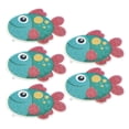 thumbnail image 1 of 5 pegatinas con diseño de peces de dibujos animados para bañera, antideslizantes, para uso en el hogar y el dormitorio., 1 of 6