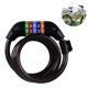 thumbnail image 2 of Candado para bicicleta, cable para candados para bicicleta Candado de cable para bicicleta con combinación reiniciable segura en espiral de 1,2 m con soporte de montaje, 14,1 cm de diámetro Zhivalor 222536-2, 2 of 8