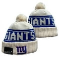 New England 2024 Cold Weather Sport White Knit Hats Classic Cuffed Beanie Warm Winter Caps