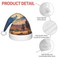 thumbnail image 4 of Daiia Western Desert Cloud Cowboy Print Christmas Knitted Beanie Hat, Large Knit Hat Xmas Small Gifts For Boys Girls Child Infant, 4 of 6