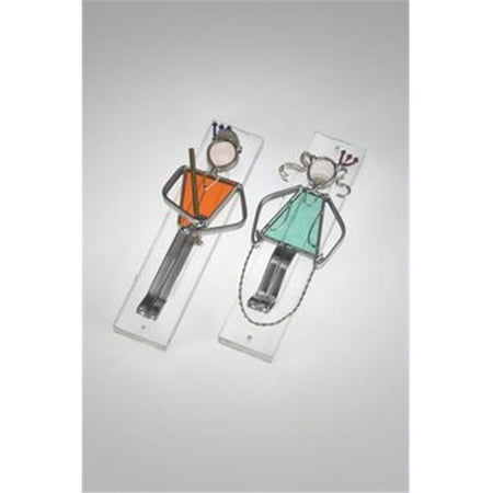 Judaica Kingdom SF-MZ-3001-3011-5 Handmade Glass & Stained Glass Mezuzahs - Sports Mezuzot - Kids VI Jump Rope