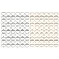 thumbnail image 1 of D Shaped Buckle Clips,120Pcs Metal D Rings D Shaped Buckle Metal D Rings Masterfully Created, 1 of 5