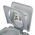 thumbnail image 5 of Topcobe Portable Travel Toilet with Press Flush Pump for Camping Boating - 5.3 Gallon, Gray, 5 of 10