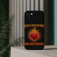 thumbnail image 4 of DistinctInk Tough Case for Apple iPhone 14 (6.1" Screen), Compatible with MagSafe Charging - God Has Bigger Plan For Me, 4 of 6