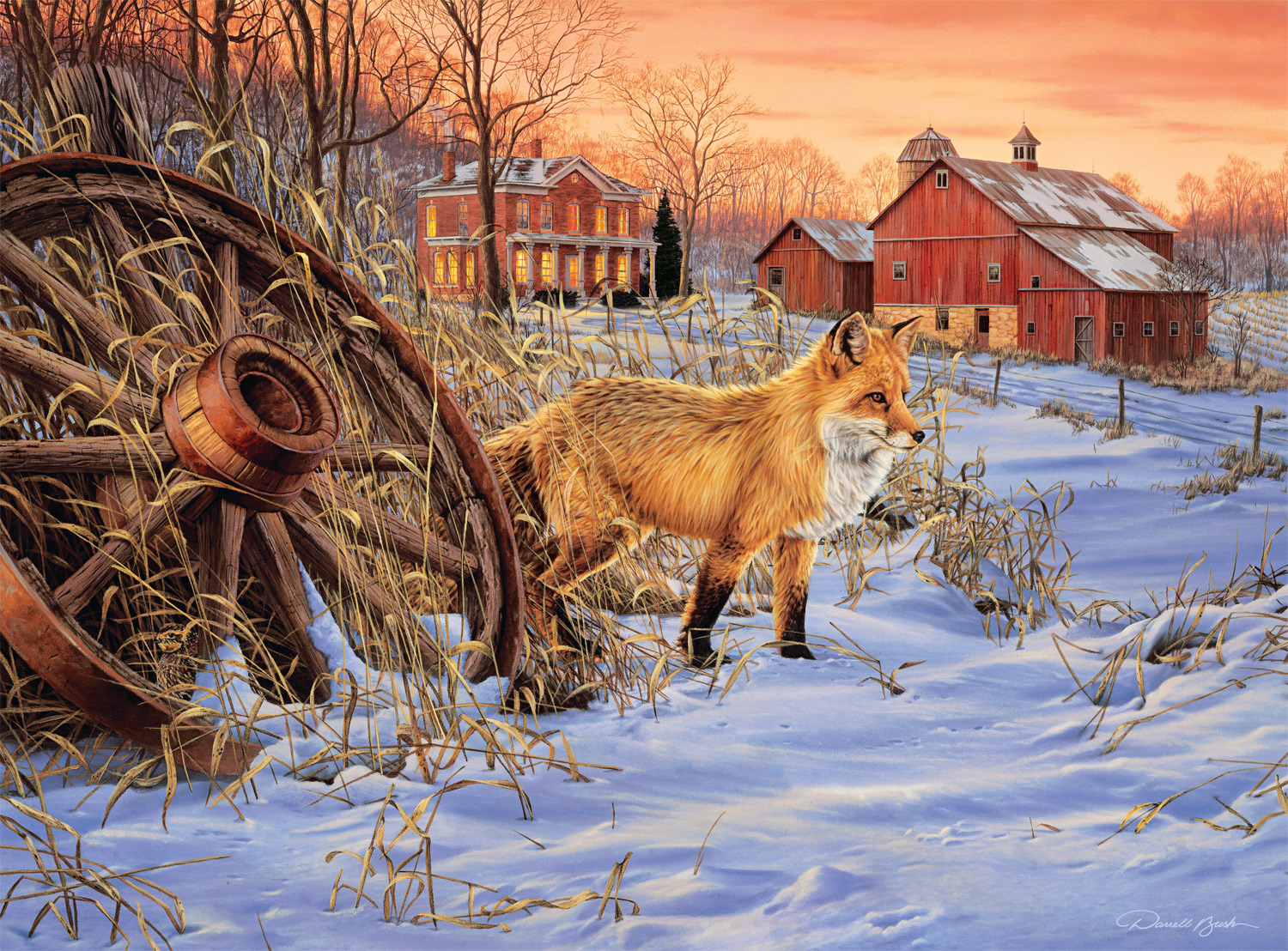Buffalo Games 1000-Piece Darrell Bush Hiding Place Adult Interlocking Jigsaw Puzzle