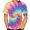 Blue, variant on Men's Tie Dye Colorful T Shirt Novelty Short Sleeve Spiral Stripe Print for Comfortable Casual Wear