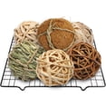 thumbnail image 2 of Set of 6 Decorative Balls for Bowls，2.8 inch Wicker Rattan Balls Decorative Orbs，vase fillers for centerpieces，Bowl fillers for Home Decor, 2 of 7