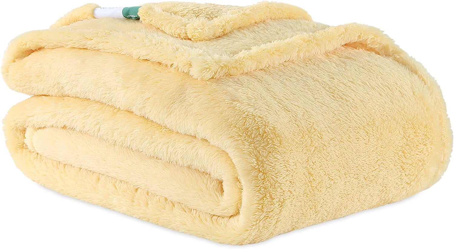 Berkshire Blanket & Home Co ExtraFluffy Throw 55 x 70 Throw Yellow