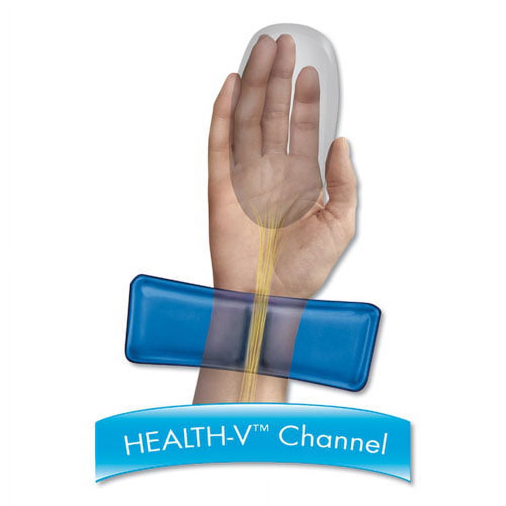 Gel Wrist Support with Attached Mouse Pad, 8.25 x 9.87, Blue | Bundle of 2 Each - image 3 of 5