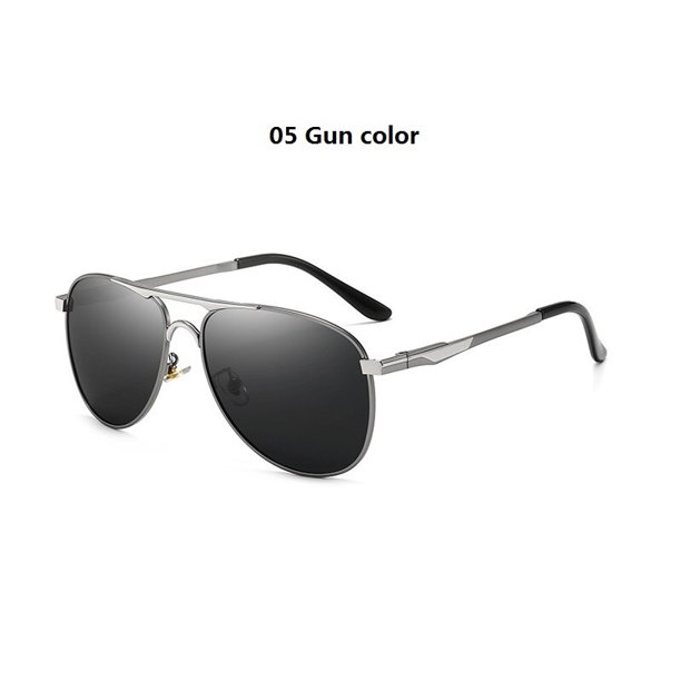 Gafas de sol polarizadas de piloto de lujo para hombres y mujeres, gafas de sol Retro para conducir y pescar, gafas de sol masculinas de Metal de diseñador de marca, UV400 Fivean unisex