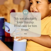 Tommee Tippee Insulated Flip Top Toddler Sporty Water Bottle, 1–3y, 11oz, Spill-Proof, Blue, 1 Pack