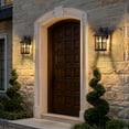 thumbnail image 6 of C Cattleya Matte Black Motion Sensor Outdoor Wall Lantern,Dusk to Dawn Exterior Light Fixture with Clear Glass, 6 of 8