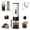 White, variant on 3-in-1 Portable Coffee Maker – 15 Bar Espresso Machine with LED Display, Auto-Heating, USB-C, Compatible with Ground Coffee & Capsules for RV, Hiking, Office