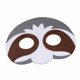 thumbnail image 4 of Máscara de fieltro de animal, linda máscara facial para cosplay, disfraz de Halloween, para eventos, fiestas, bailes de graduación Pequeño mapache, 4 of 8