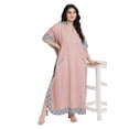 thumbnail image 3 of Oussum Robe Caftans pour Femme Grande Taille Imprimée Longue Maxi à Boutons Robes Caftan, 3 of 7