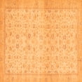 thumbnail image 1 of Ahgly Company Indoor Square Oriental Orange Traditional Area Rugs, 3' Square, 1 of 4