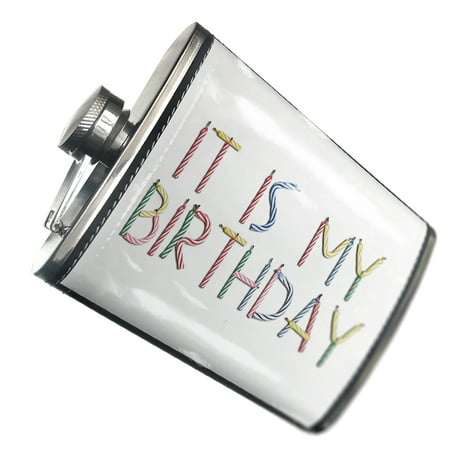 

NEONBLOND Flask It Is My Birthday Birthday Party Candles