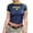czb# Blue701, variant on Women Basic Tshirt Short Sleeve Slim Fit Crewneck Tee Cropped Top Portuguese Football Letter National Flag Pattern Casual Fashionable Cozy Breathable Classic Stylish Shirts,Red,S