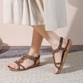 thumbnail image 6 of YOUYEDIAN Orthopedic Casual Sandals for Women Slip on Non Slip Arch Support Summer Flat Sandals Lightweight Orthopedic Slippers 2026 New Beach Vacation Foam Shoes (Coffee), 6 of 9