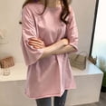 thumbnail image 2 of Womens Tops Short Sleeve Loose T Shirt Fashion Clothes Blouses Dressy Casual Women, 2 of 5