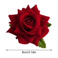 thumbnail image 4 of 3.14 Rose Hair Clips for Weddings Corsage Hair Pins for Women Flower Girl HairAccessories for Women Flower HairClips, 4 of 10