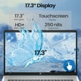 thumbnail image 4 of HP 17.3" Touch Business Laptop, AMD Ryzen 5 7430U, 32GB RAM, 1TB SSD, Backlit, Fingerprint, W11Pro, 4 of 6