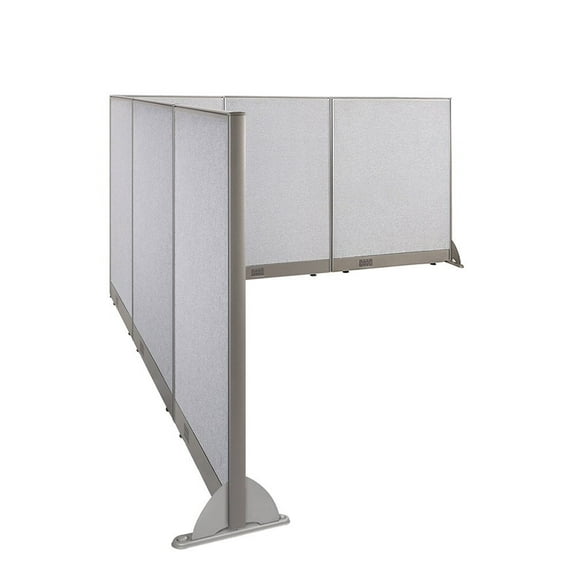 GOF L-shaped Freestanding Partition 102”D x 114”W x 48”H, Office Room Divider, Privacy Screen, Workstation Cubicle