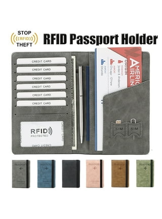 TechSafe™ RFID Blocking Passport Holder & Travel Wallet 