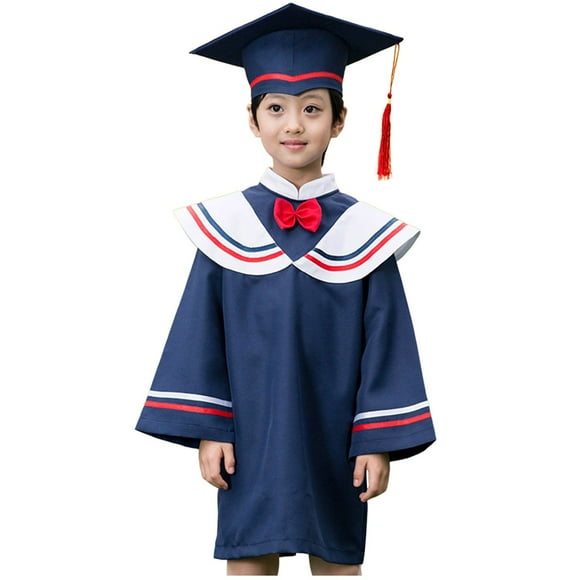 Toddler Graduation Outfit Graduation Gown and Cap Outfit Set with Tassel Class Of 2025 Size 2-3T Kids Clothes