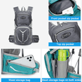 thumbnail image 4 of Bolsa de ciclismo Mochila de hidratación Mochila multideporte - Gris Ormromra CPB-US-CJZ595-5, 4 of 5