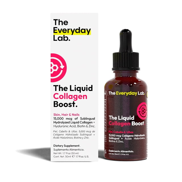 The Everyday Lab Colágeno Líquido Hidrolizado Sublingual con Biotina y Zinc