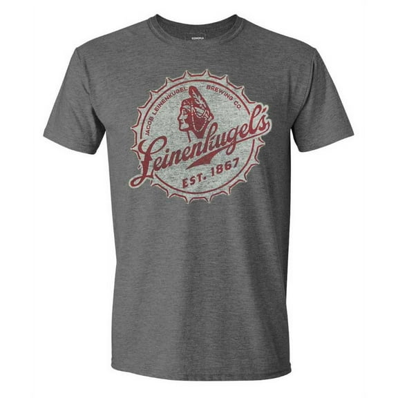 Rex Men's Leinenkugels Brewing Co. Short Sleeve Cotton Blend Graphic Tee (S)