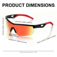 thumbnail image 4 of AOMASTE Kids Sunglasses Youth Baseball Sunglasses for Boys Girls 3-12 Polarized Sun Glasses UV400 Protection Sports Goggles, 4 of 7
