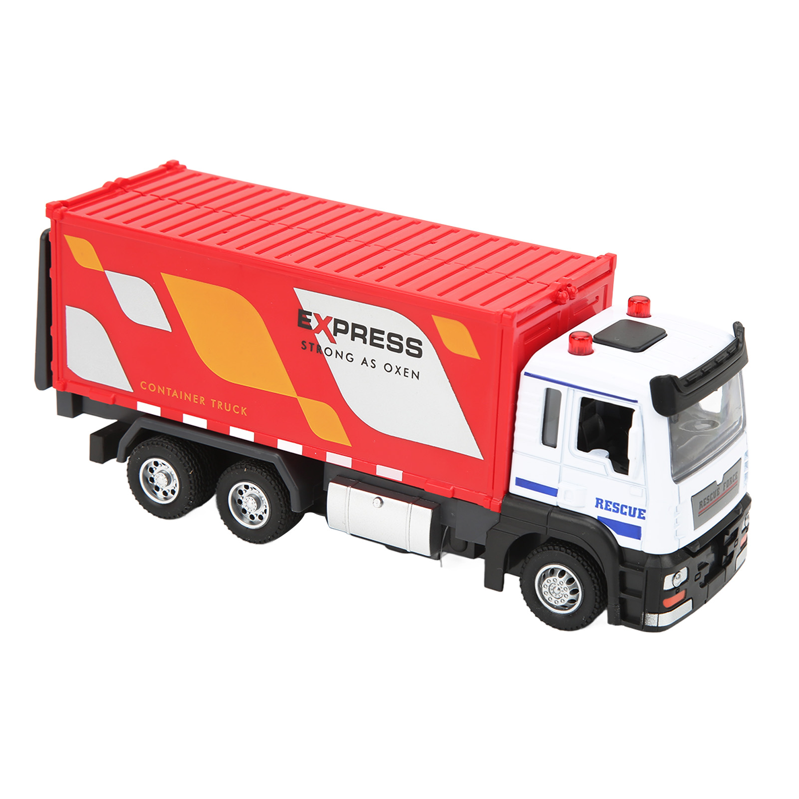 1:32 Scale Semi Truck Light Music 4 Open Door Transport Semi Truck Toy ...