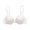 White, variant on Lace Bras For Women Underwire T Back French Style Womens Lace Bras Breathable Supportive Everyday Wear French Style Bras White 75C