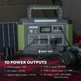 thumbnail image 4 of Swiss Tech 1000W portable power station 999Wh solar generator for camping & emergency use, 4 of 11
