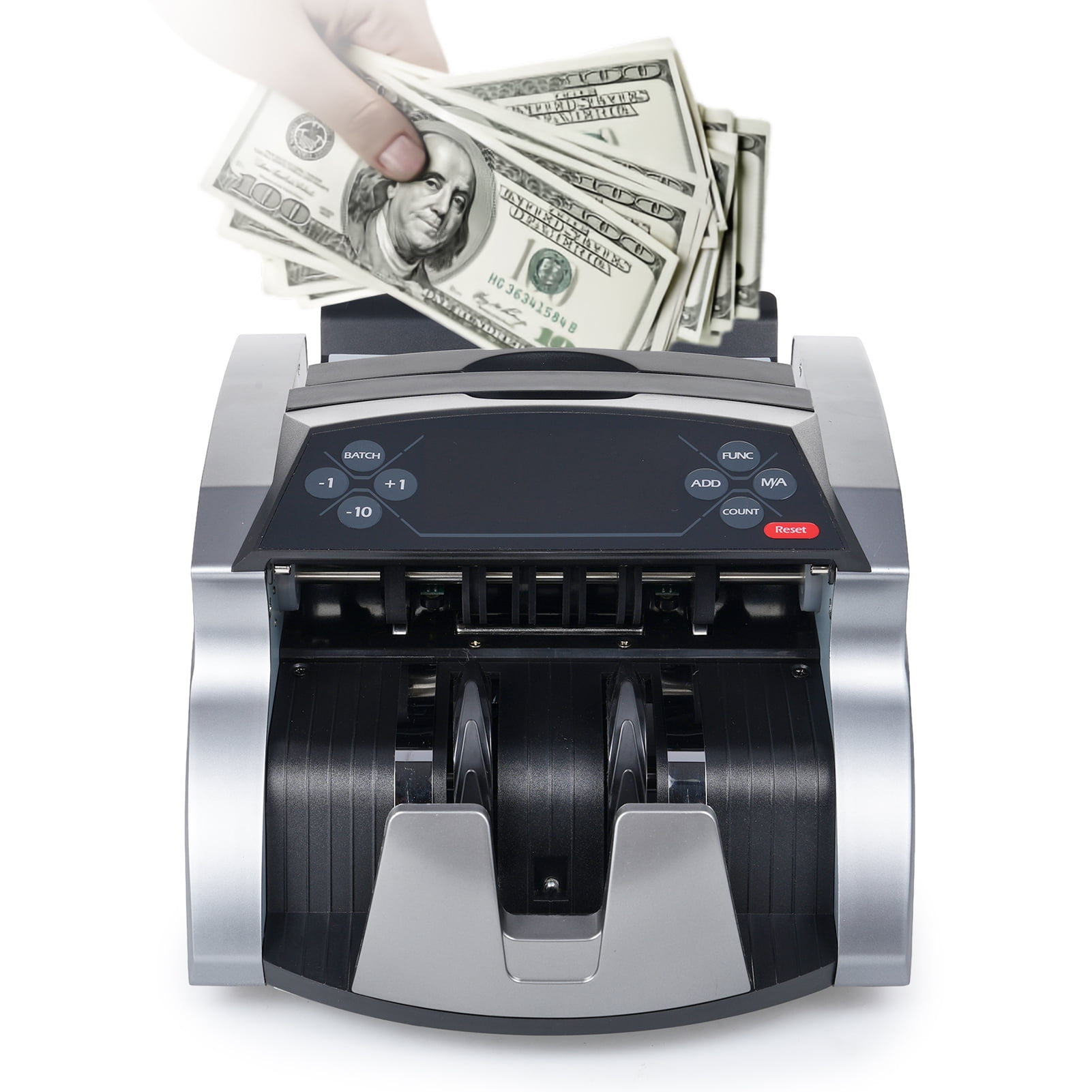 TFixol NX-521 High-Speed Currency Counter with UV/R/MG Detection, 1200  Bills/Min, Multi-Currency Support (USD/EUR/GBP/INR/KRW/THB/JPY), Stackable  Design, Batch/Count/Detection/Auto/Manual Modes, - Walmart.ca