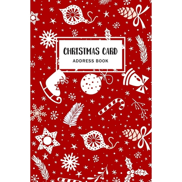 Christmas Card Organizer: Christmas Card Address Book: Holiday Cards List Tracker Send and ...