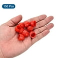 thumbnail image 4 of Uxcell 150pack Hex Nut Cover, M8 Red Plastic Dome Nut Protection Cap Hex Bolt Nut Covers for Hexagon Screws, Bolts, 4 of 6