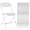 White, variant on 10-Pack Bulk Commercial Folding Chairs - Heavy Duty 330lb Capacity, Stackable Indoor Outdoor Chairs for Wedding, Event, Office. Easy Fold & Store, No Assembly