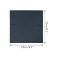 thumbnail image 2 of INSPIRE CHIC Men's Cotton Handkerchiefs Solid Color Pocket Square for Men Navy Blue One Size, 2 of 4
