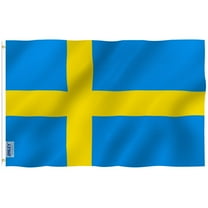 Anley Fly Breeze 3x5 Foot Sweden Flag - Swedish National Flags Polyester with Brass Grommets