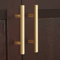 thumbnail image 2 of Better Homes & Gardens 3" (76mm) Center-to-Center Bar Pull, Brushed Brass, 6 Pack, 2 of 10
